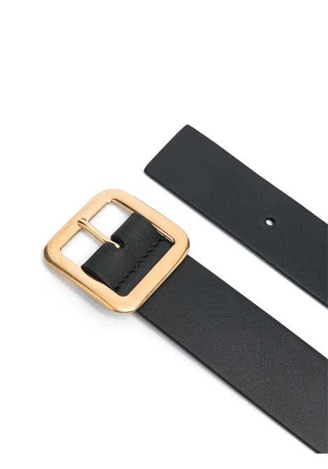 Cintura Nera Con Fibbia Dorata JIL SANDER | J08TP0017-P8362001